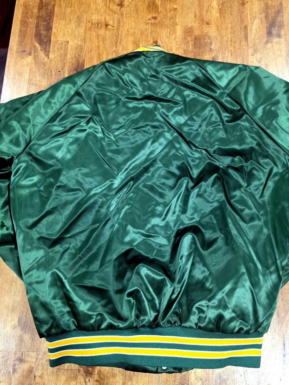 Vintage Chalk Line Green Bay Packers Satin Snap Jacket M - Picture 3 of 4